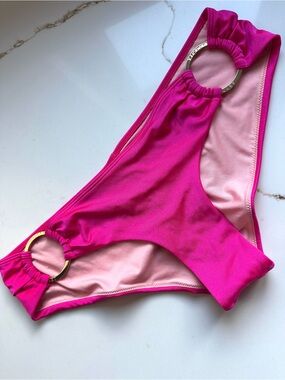 Victorias Secret Hot Pink Bikini Bottom medium